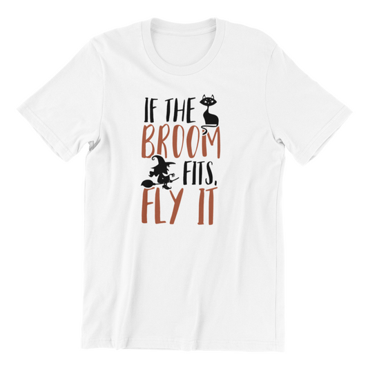 If The Broom Fits Fly It Shirt